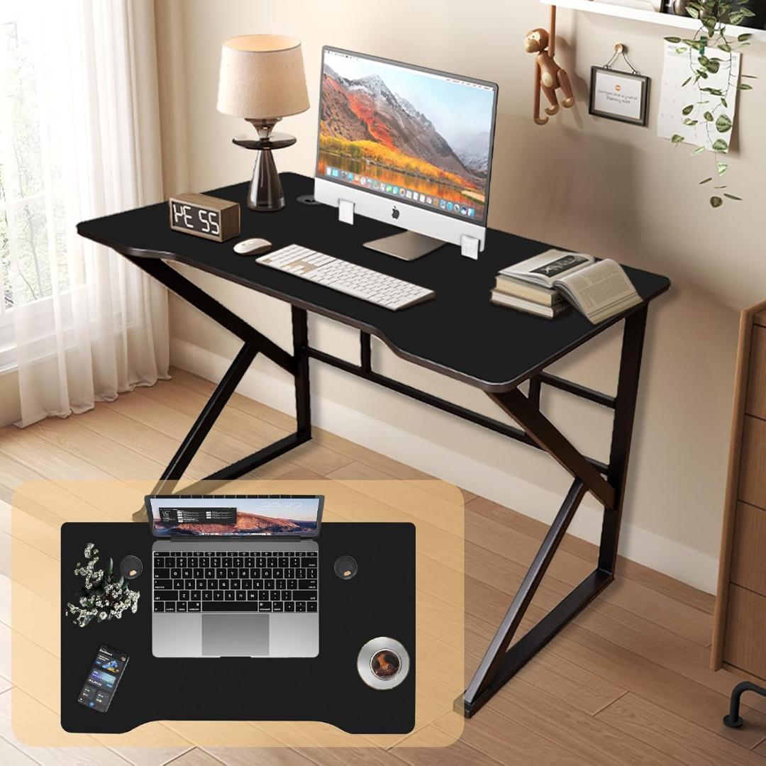 ゲーミングデスク パソコンデスク K字 机 pcデスク 配線穴付き 勉強机