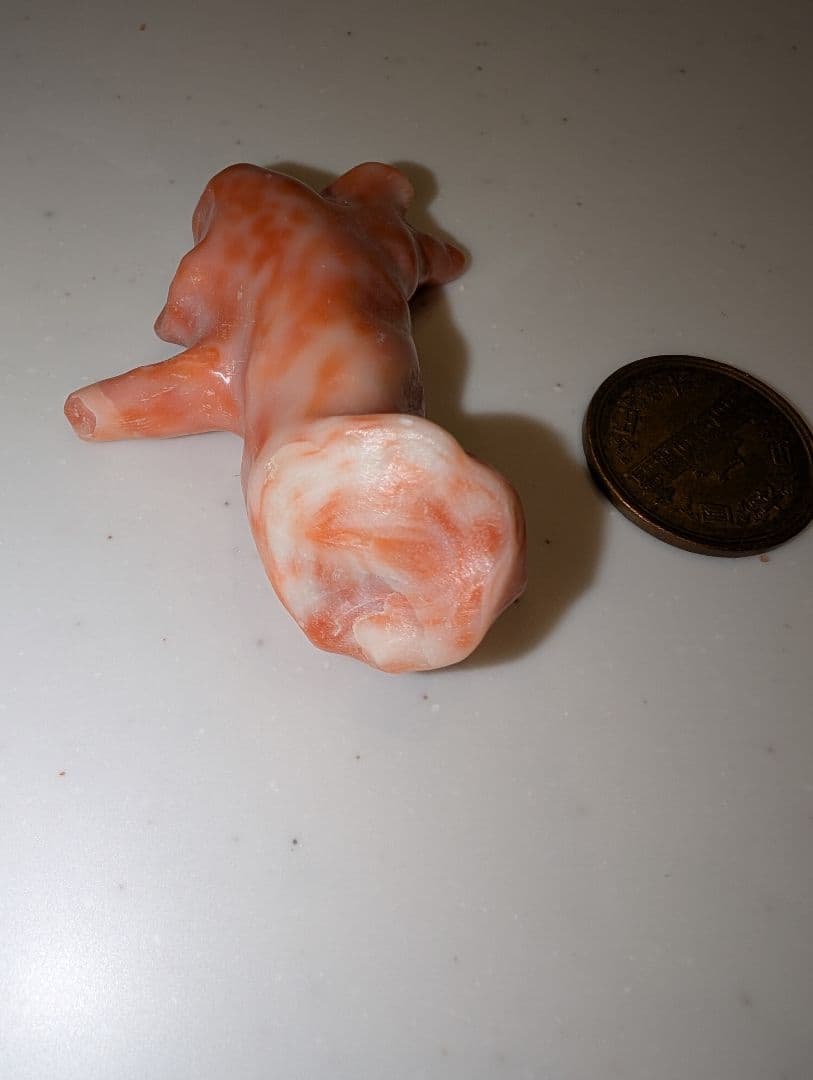 天然珊瑚　桃色　ルース