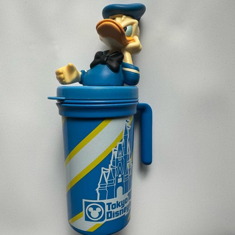 ヴィンテージ　ドナルド　ドリンクホルダー　80s　ディズニー
