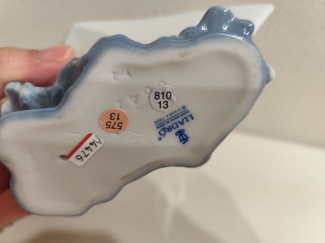 美品　LLADRO　リヤドロ　お舟に乗って　置物　インテリア