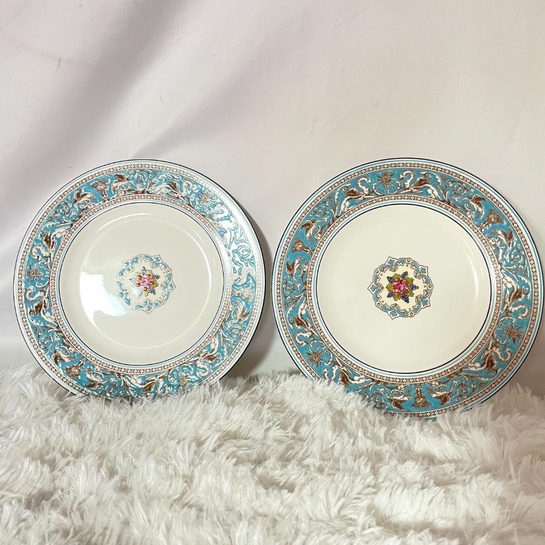 ウェッジウッド・フロレンティーン ターコイズ プレート