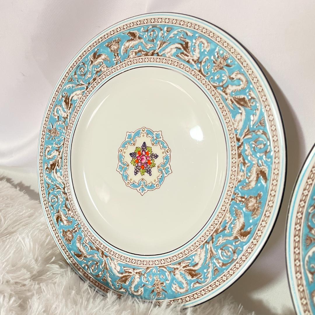 ウェッジウッド・フロレンティーン ターコイズ プレート