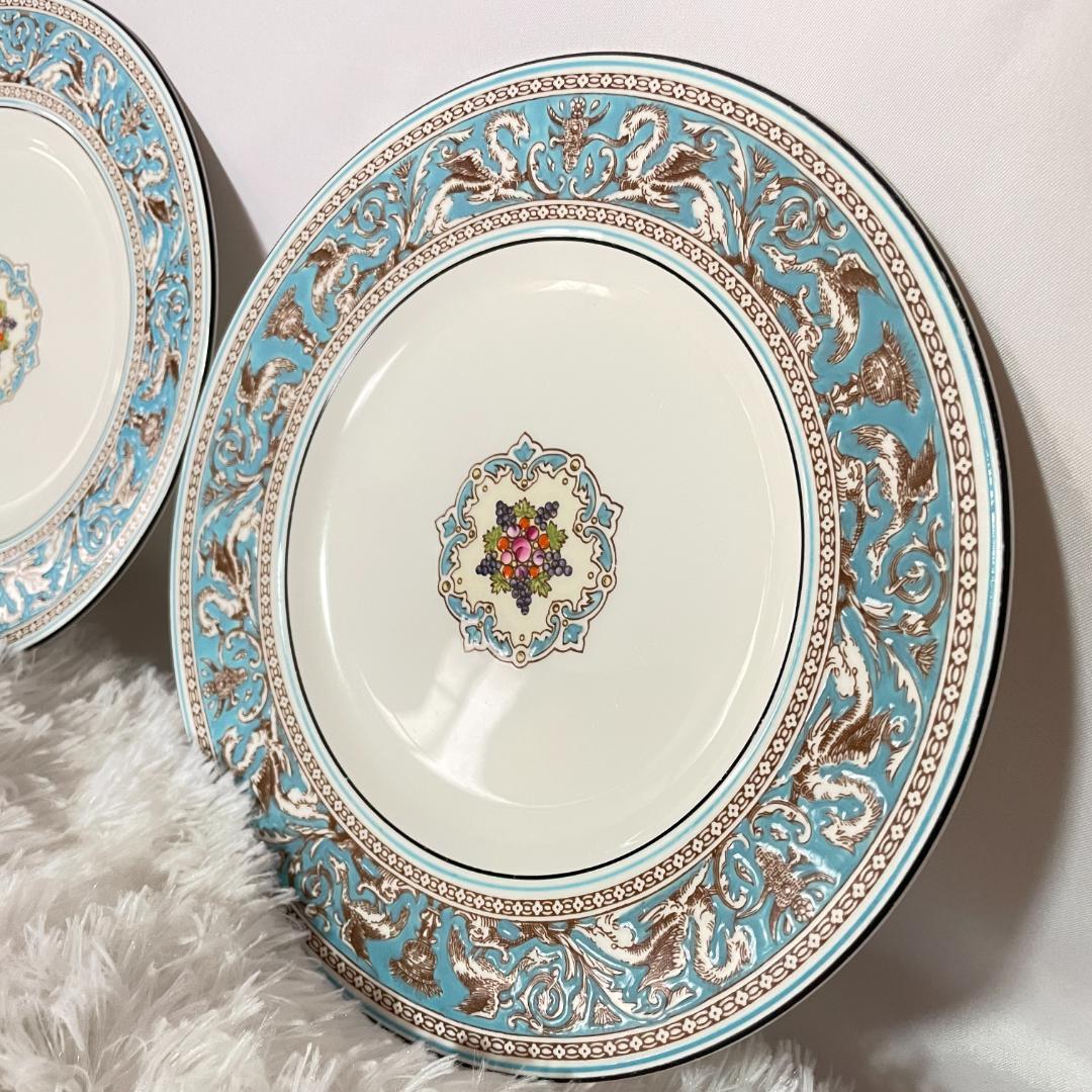 ウェッジウッド・フロレンティーン ターコイズ プレート
