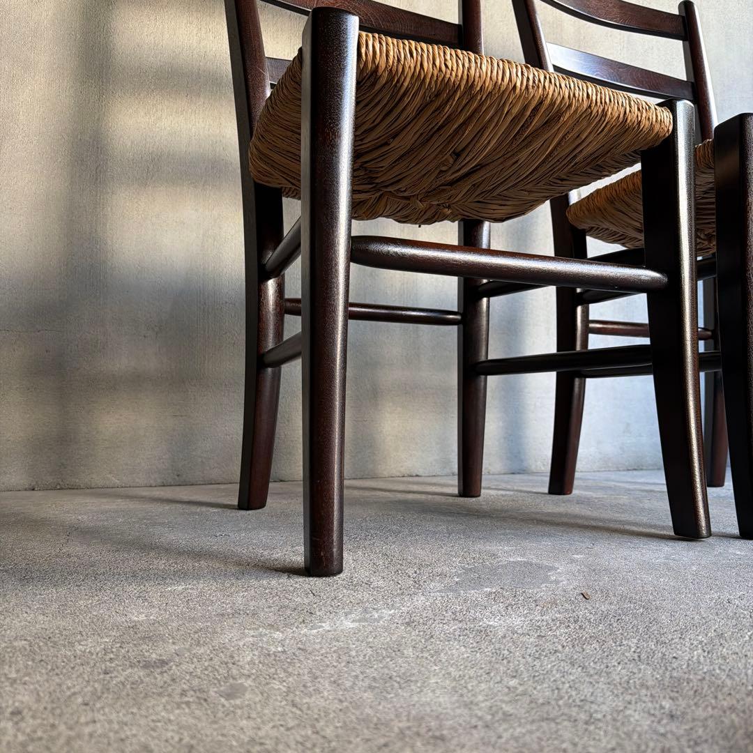 極美品　松本民芸松本民芸家具　SE型ラッシチェア　2脚セット