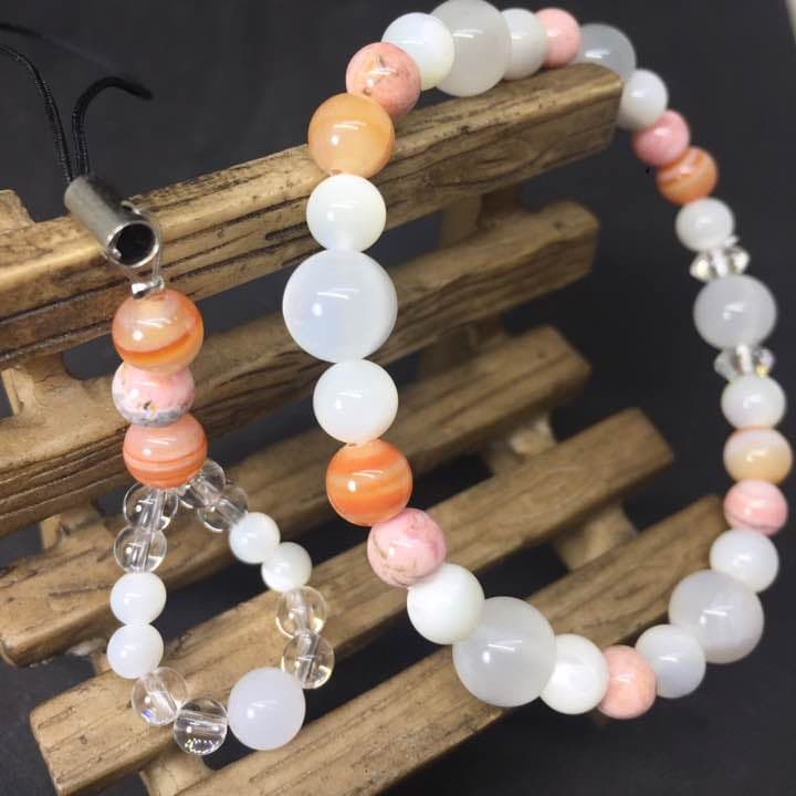 元気な子供を授かりたい方への願いパワーストーンブレスレット ストラップ