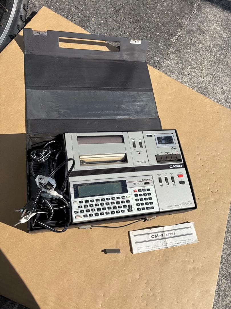 アンティークなCASIO FA-10 PB-770 ポケットコンピュータ 希少