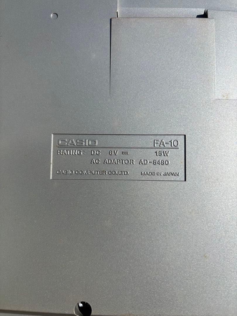 アンティークなCASIO FA-10 PB-770 ポケットコンピュータ 希少