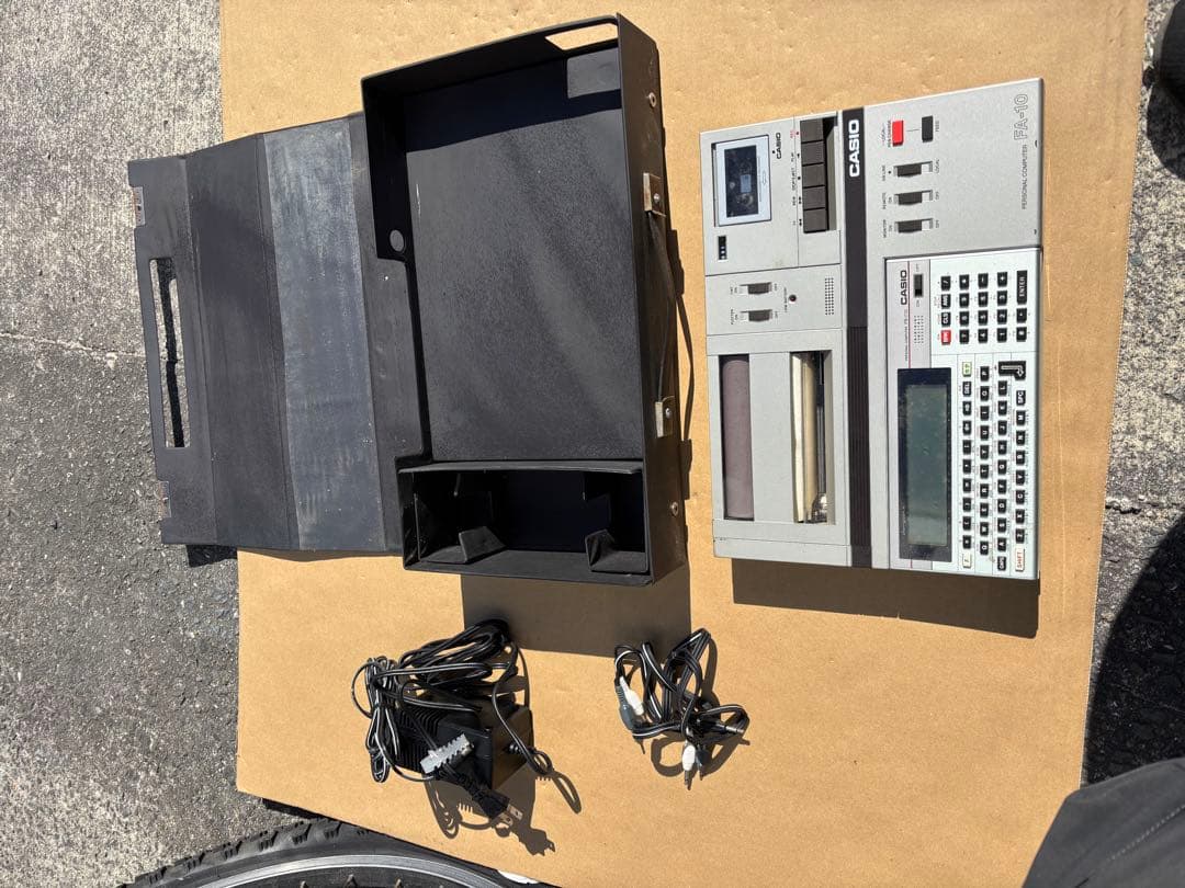 アンティークなCASIO FA-10 PB-770 ポケットコンピュータ 希少