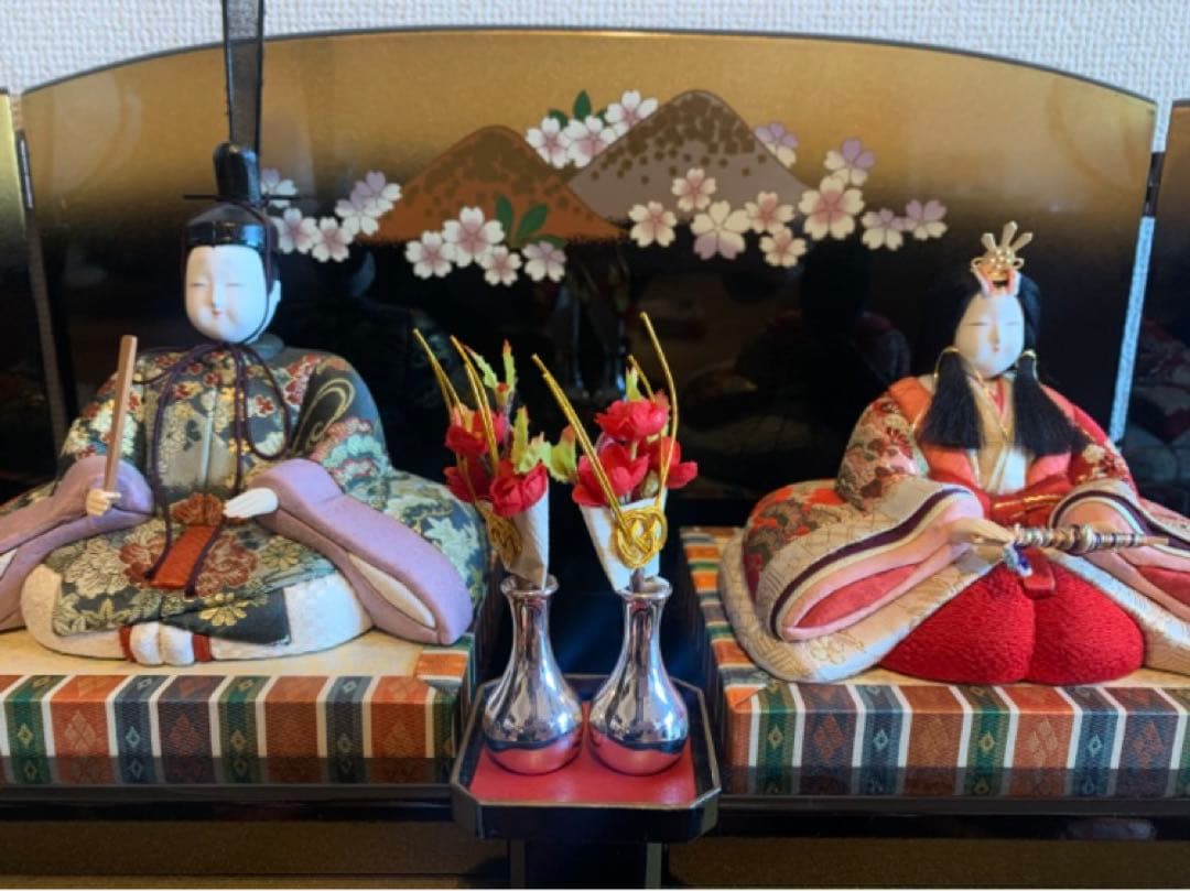 江戸木目込み高級雛人形★八千代雅5人揃 ★祥玉作★掃除グッズ付き★定価15万