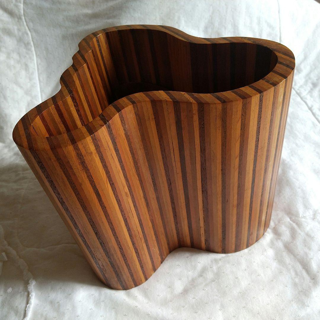 オリジナルアート花器　ー寄木細工ー