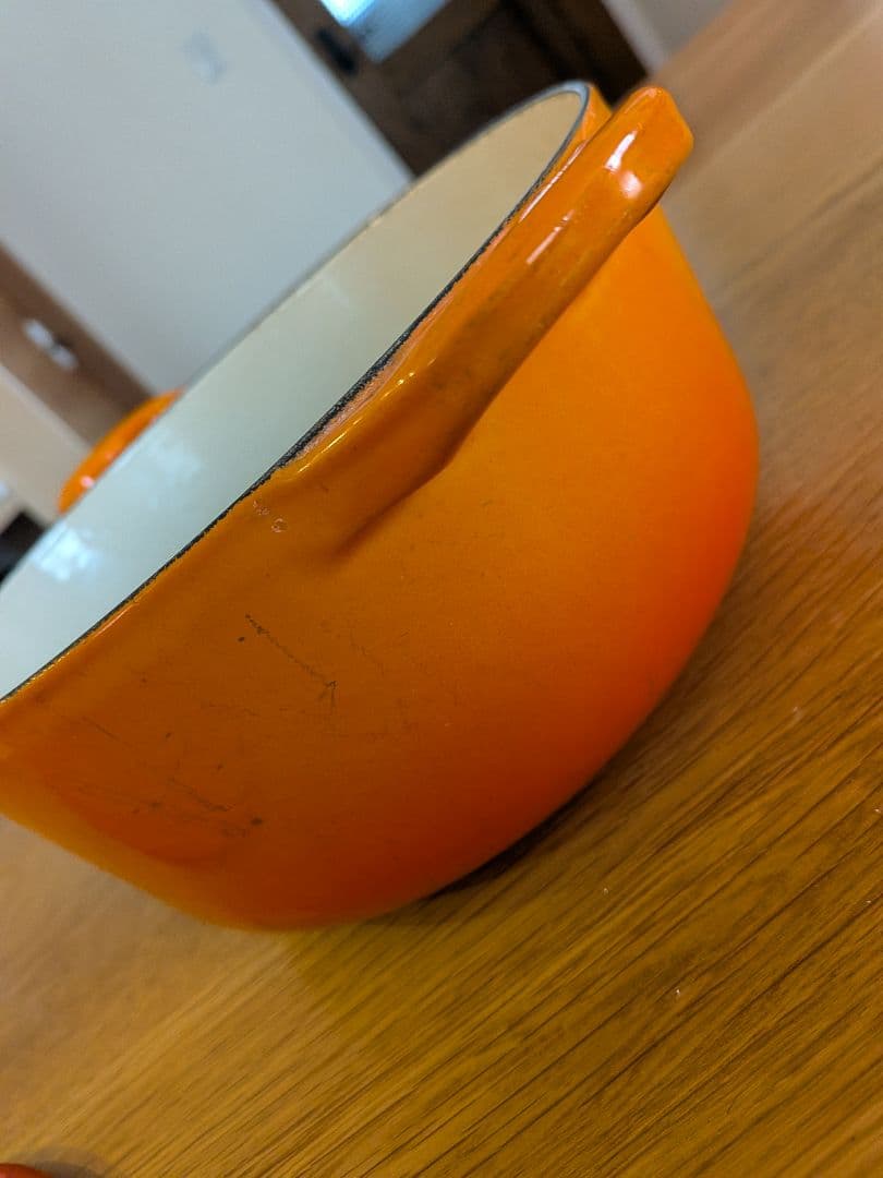 Le Creuset オレンジ 20cm ホーロー鍋