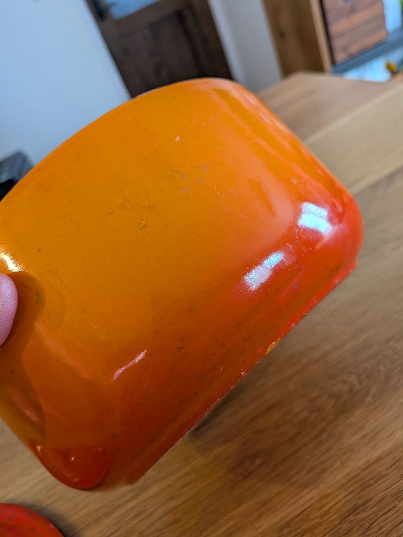 Le Creuset オレンジ 20cm ホーロー鍋