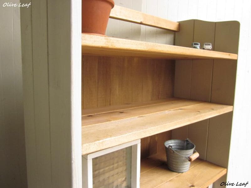 サイズ、デザインオーダー可！●４段ローラック●無垢材シャビーブラウン●受注製作