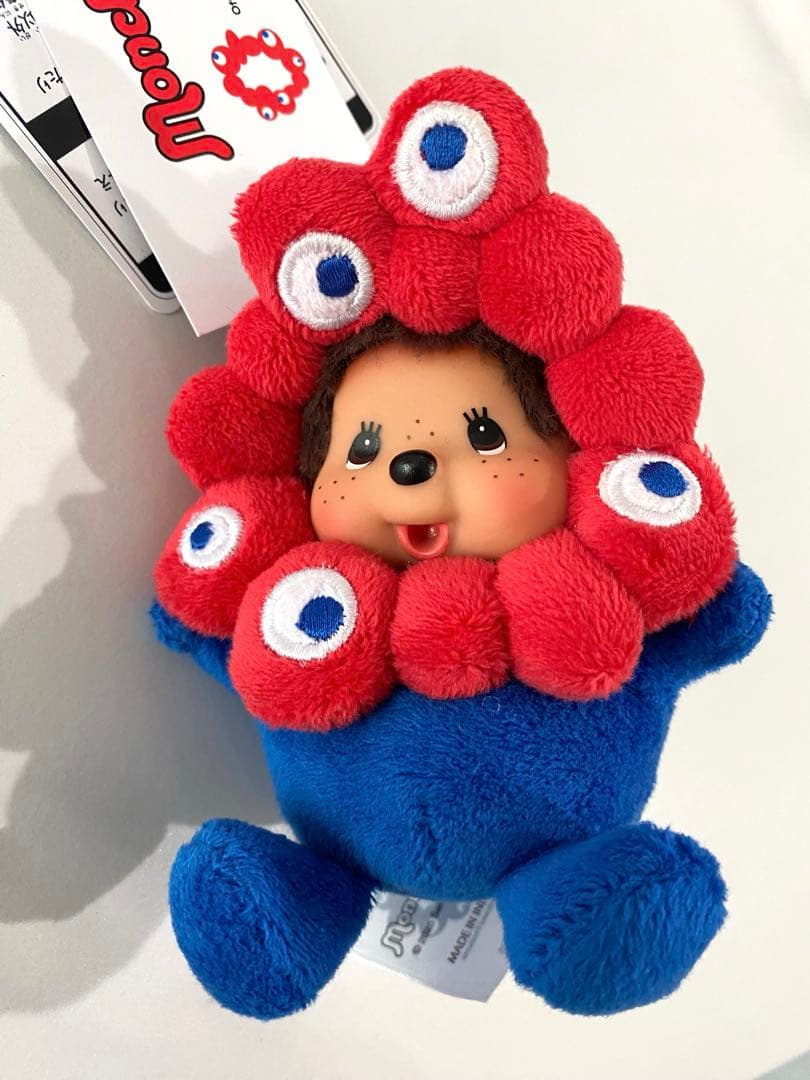 関西万博　ミャクミャク×モンチッチ　キーホルダー