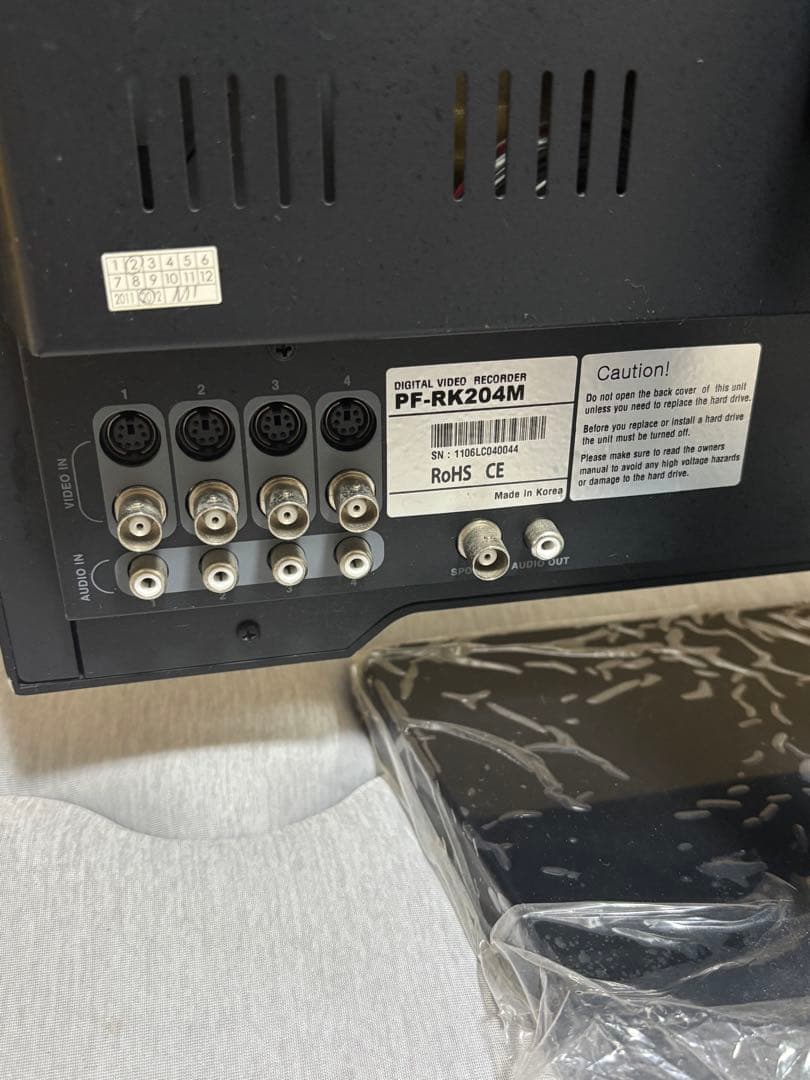 日本防犯システム　PF-RK204M デジタルビデオレコーダー