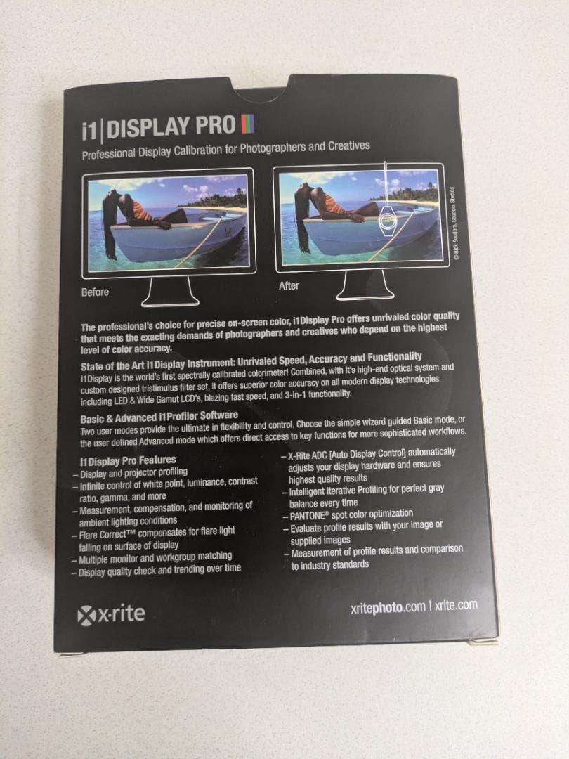 x-rite i1 DISPLAY PRO キャリブレーション