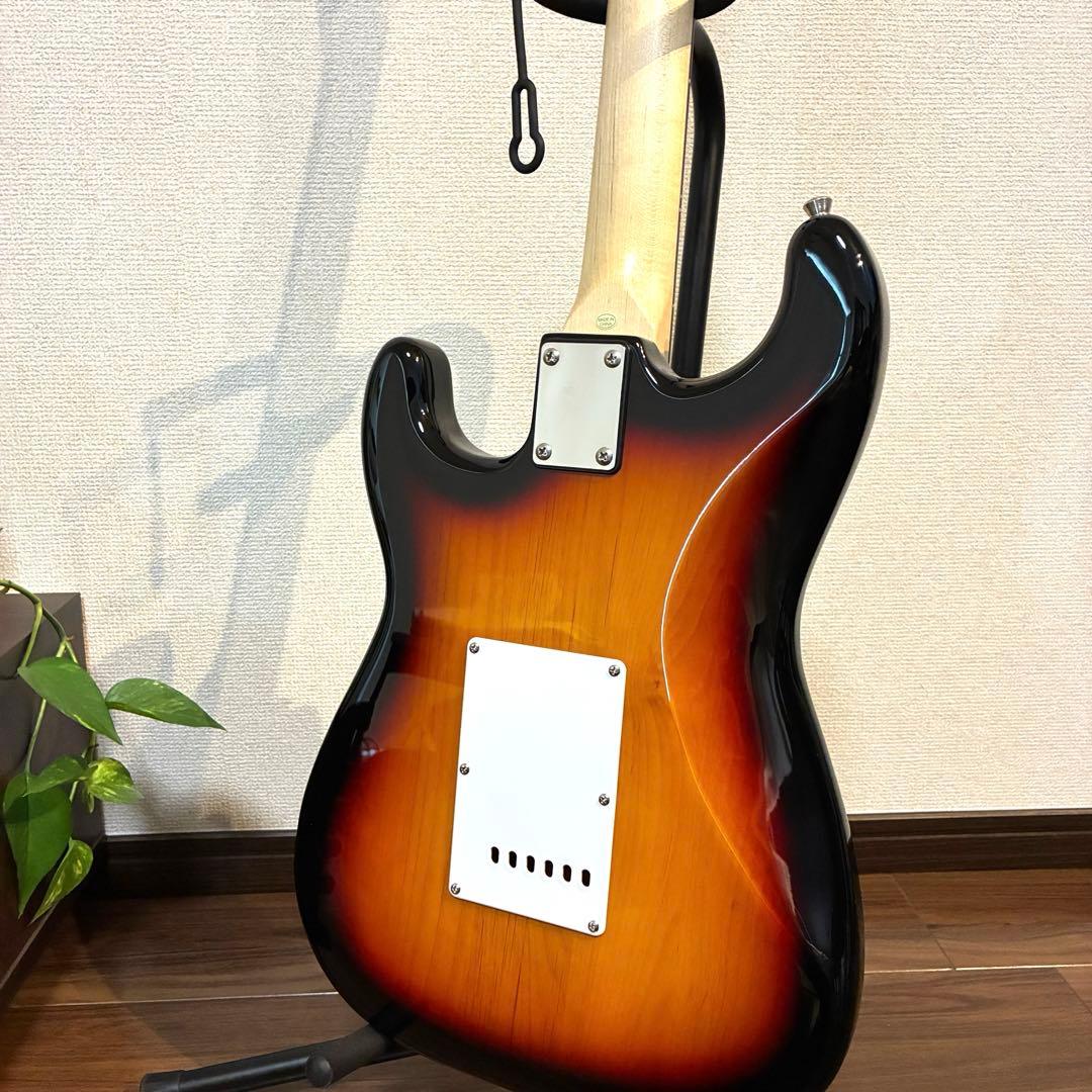 プレイテック ストラトキャスター エレキギター サンバースト