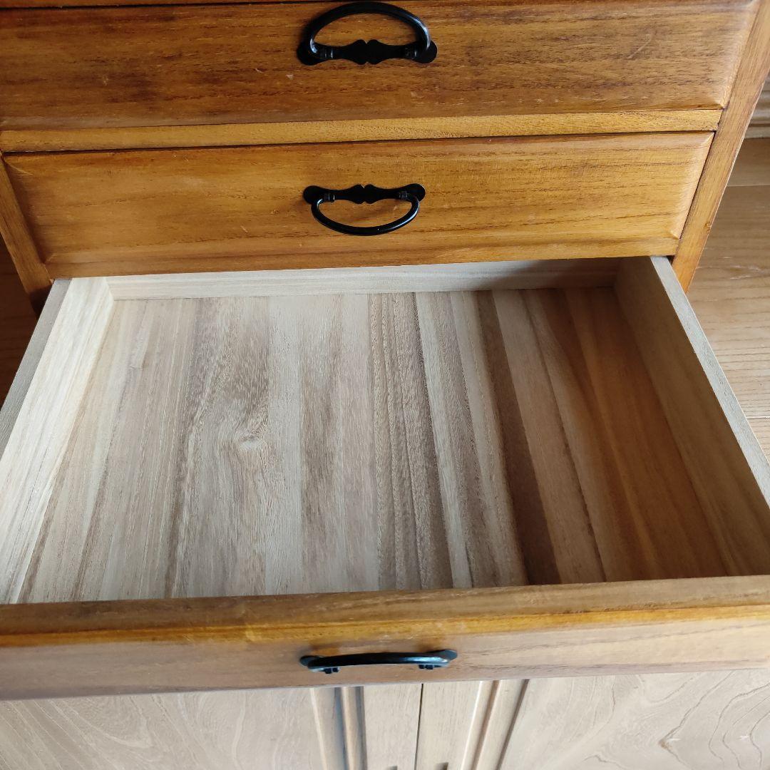 めぐ☆昭和レトロ☆ 木製 小箪笥 3段 引き出し 小物入れ☆ヴィンテージ