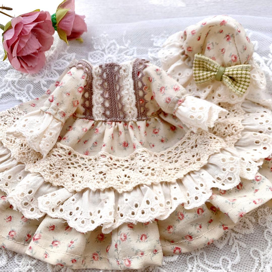 リカちゃんハンドメイド服★カントリードレス★