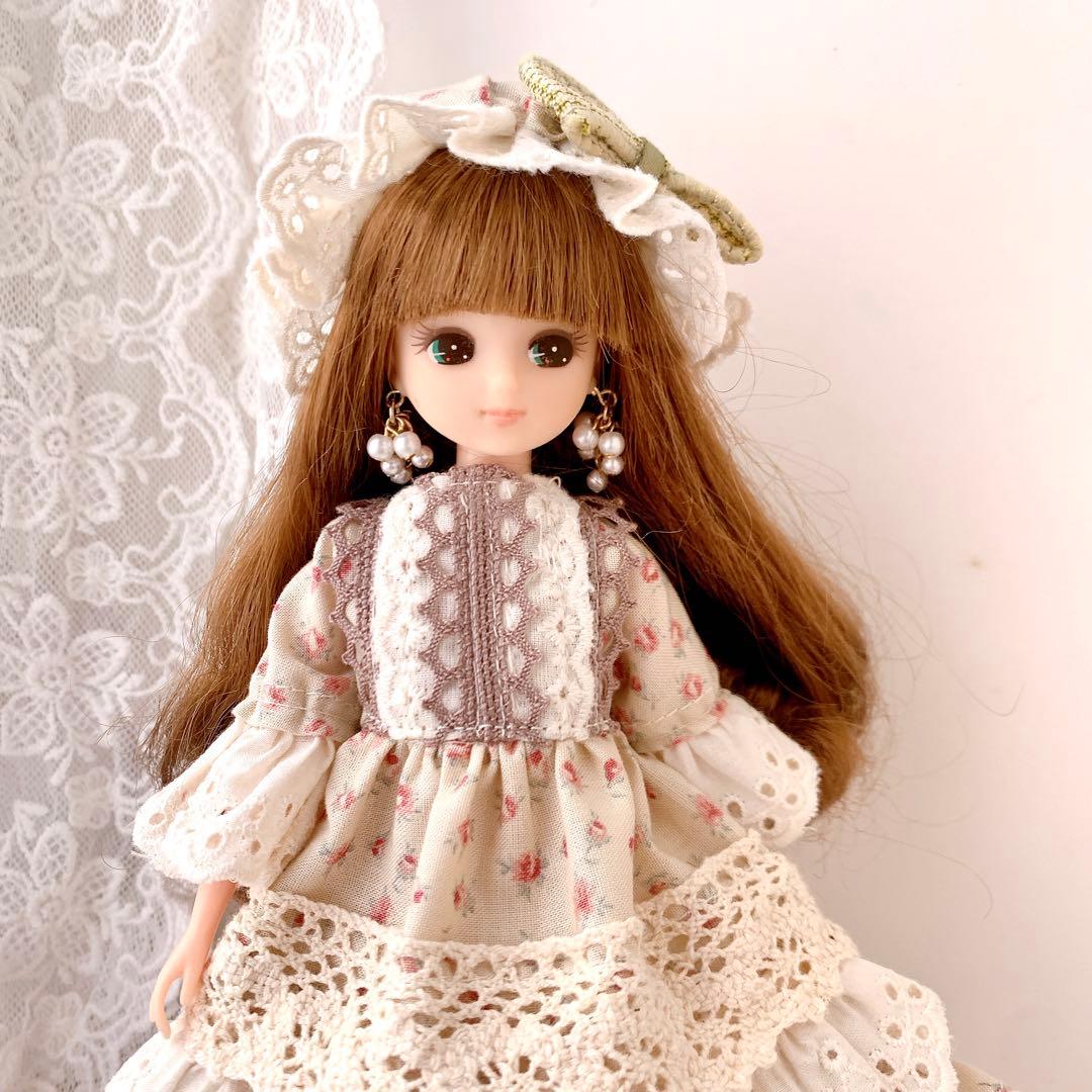 リカちゃんハンドメイド服★カントリードレス★