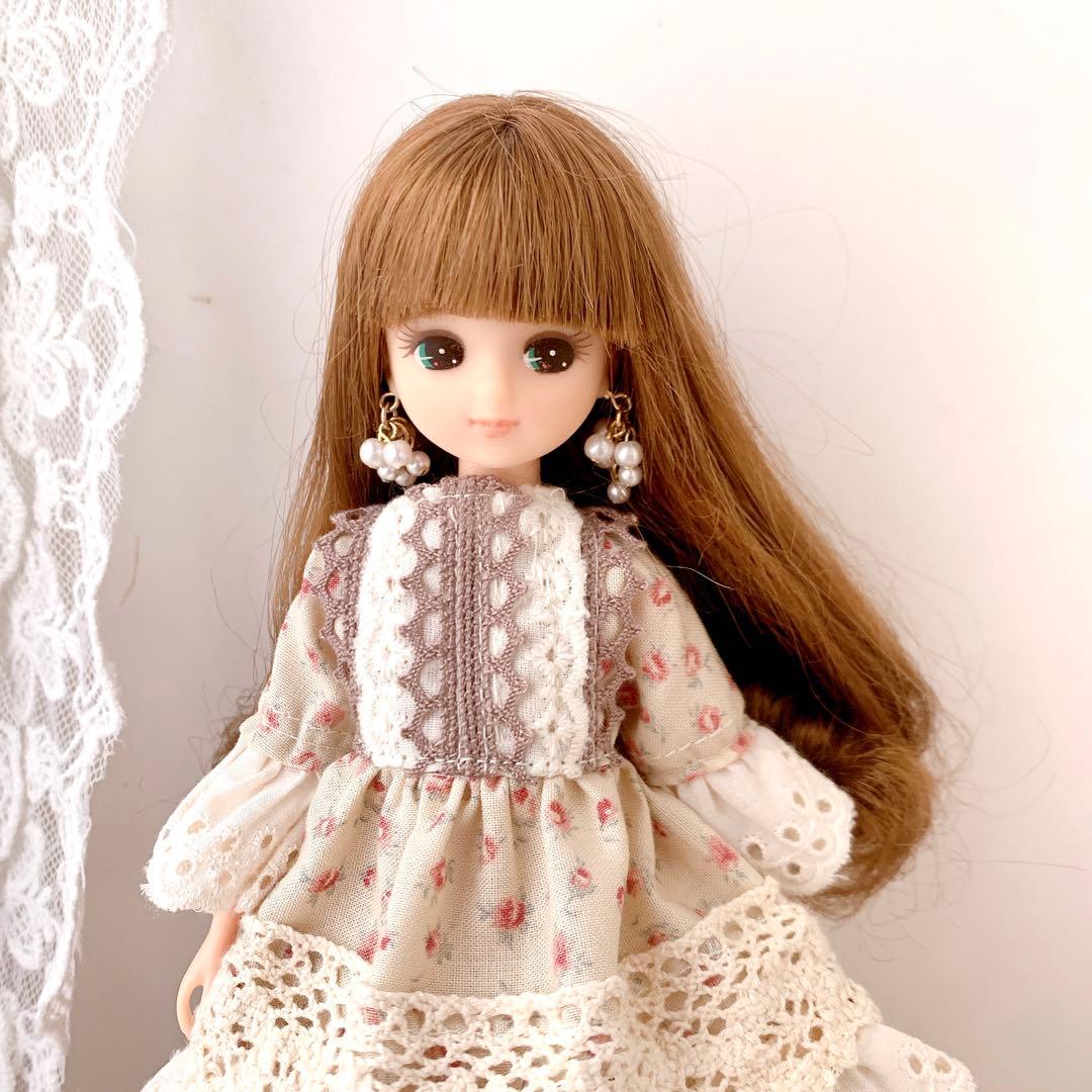 リカちゃんハンドメイド服★カントリードレス★