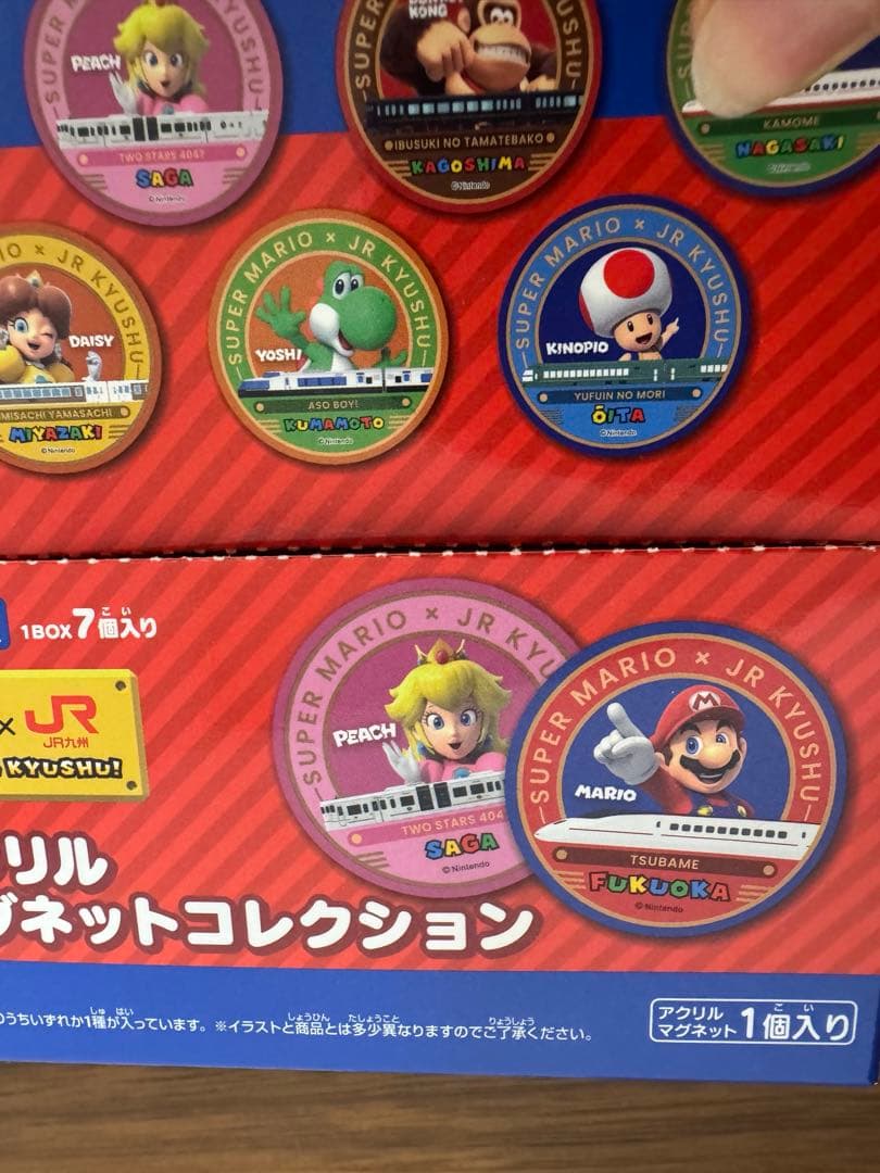 【新品ダメージあり】Super Mario x JR九州 アクリルマグネット