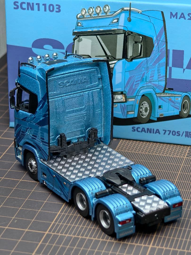 1/64 MASDI スカニア 770S トラクターヘッド 青色