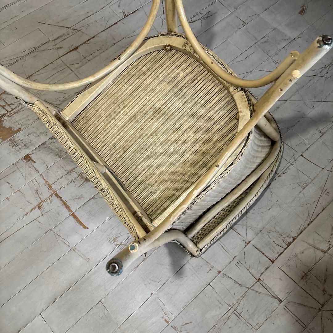 アンティーク　ラタンチェア