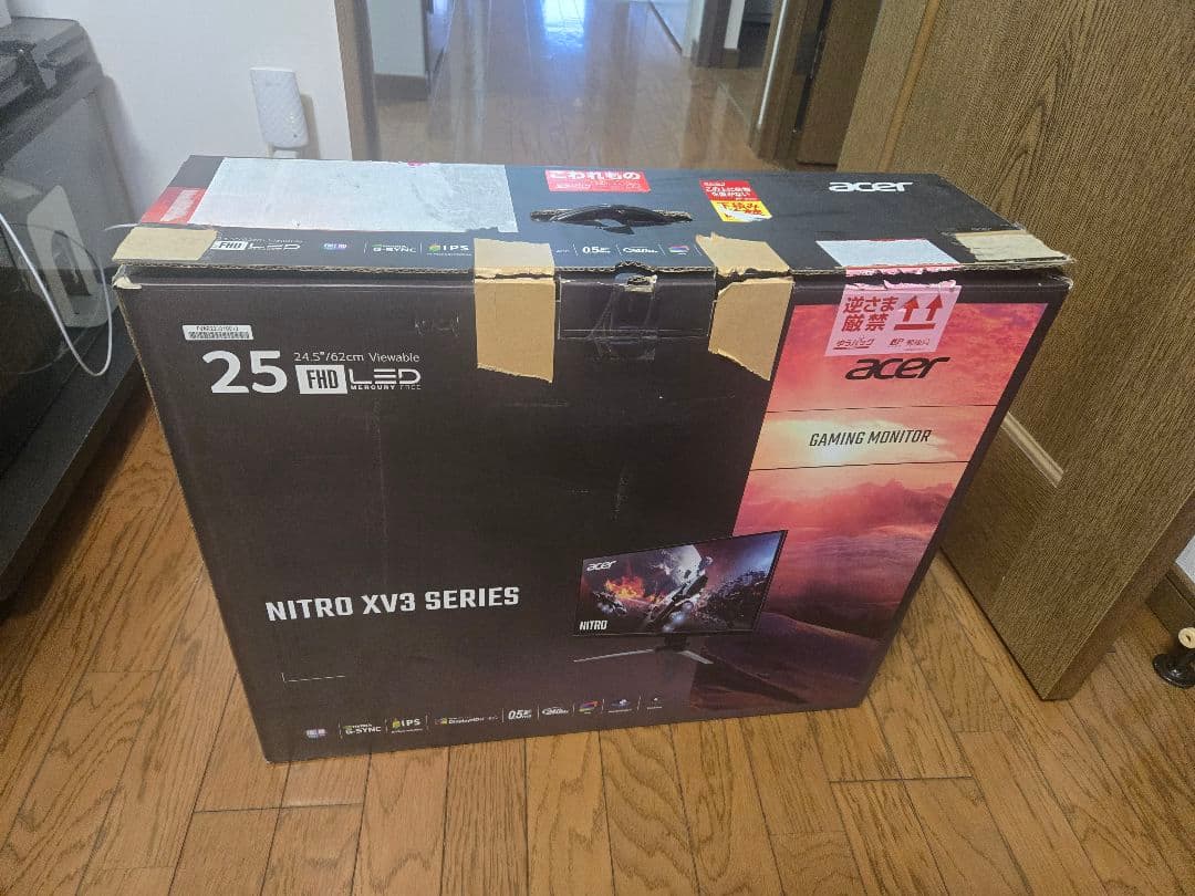 Acer ゲーミングモニター　XV253Q　PC＆PS5使用