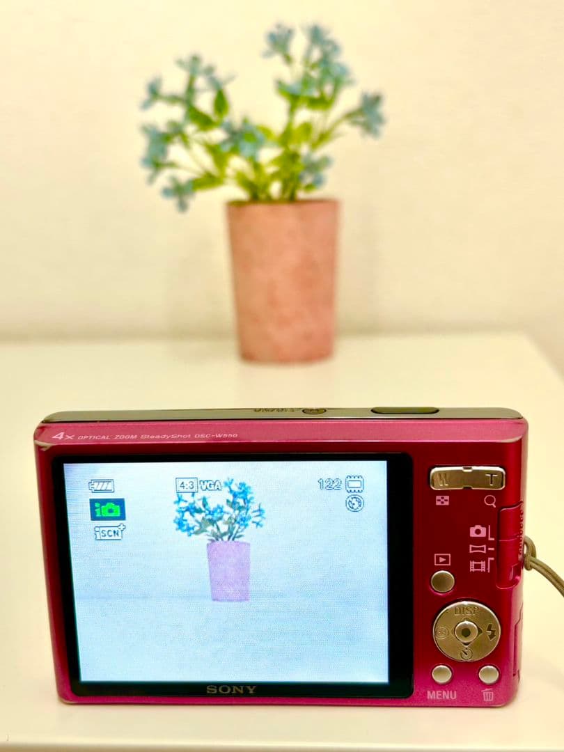 SONY ソニー Cyber-shot デジカメ DSC-W550　ピンク