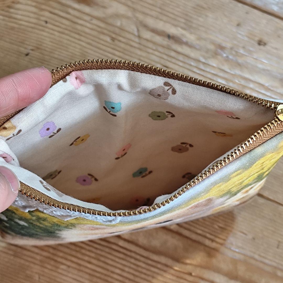 (専用ページ)ポメラニアンちゃんとひよこのふんわりファスナーポーチ、16