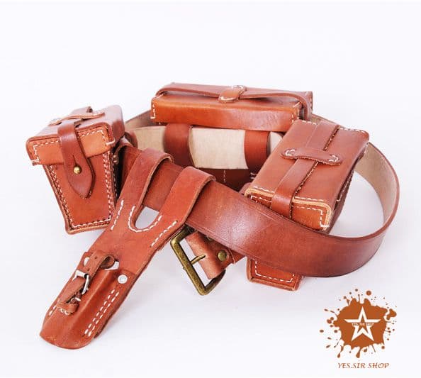 日本軍 ポーチ 剣刺 帯革 オイル 兵士 個人装備 セット 複製品