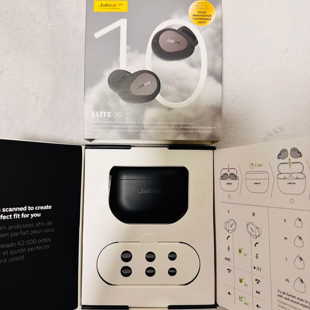 Jabra Elite 10 ワイヤレスイヤホン チタニウムブラック