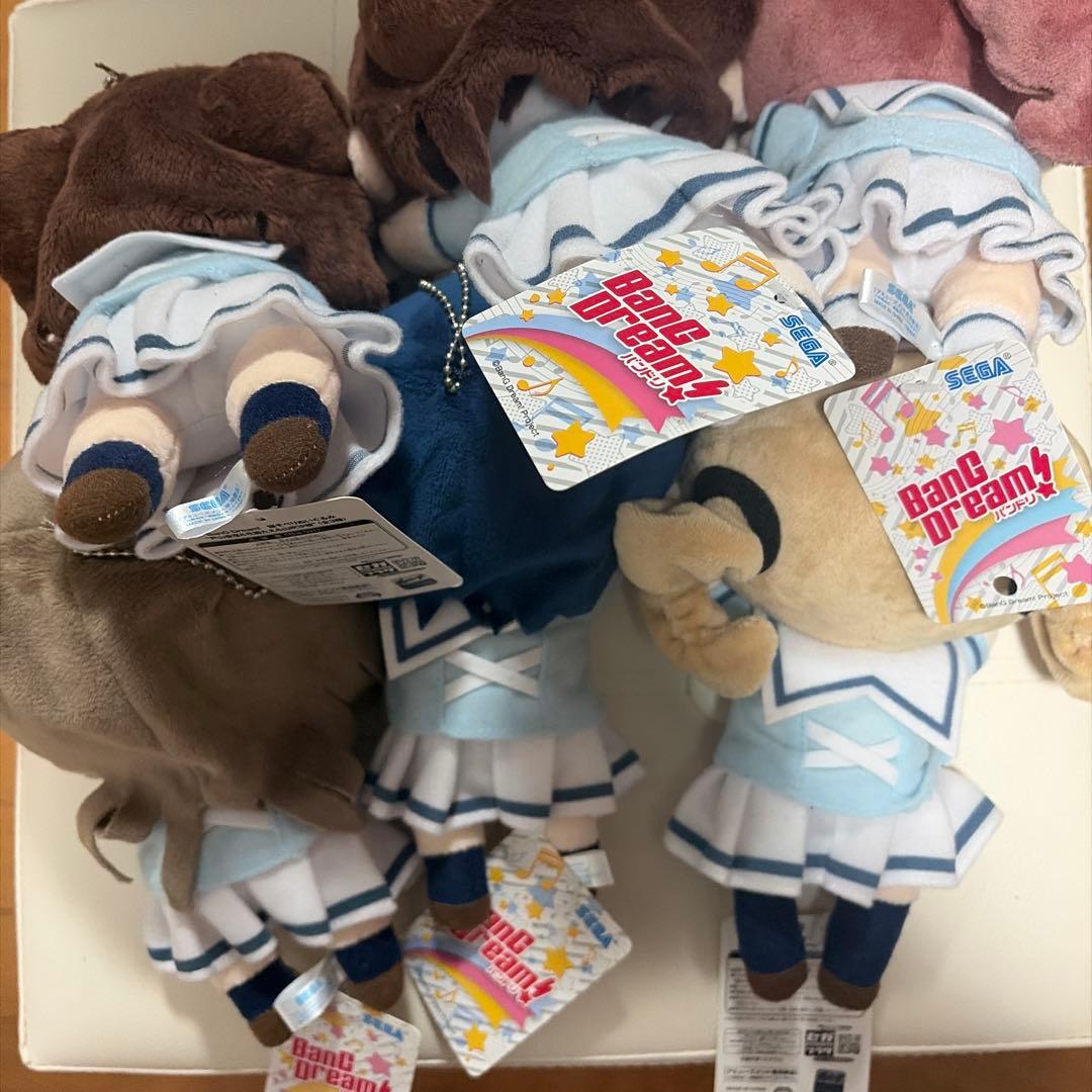 バンドリ 寝そべりぬいぐるみ Poppin’Party 6種セット