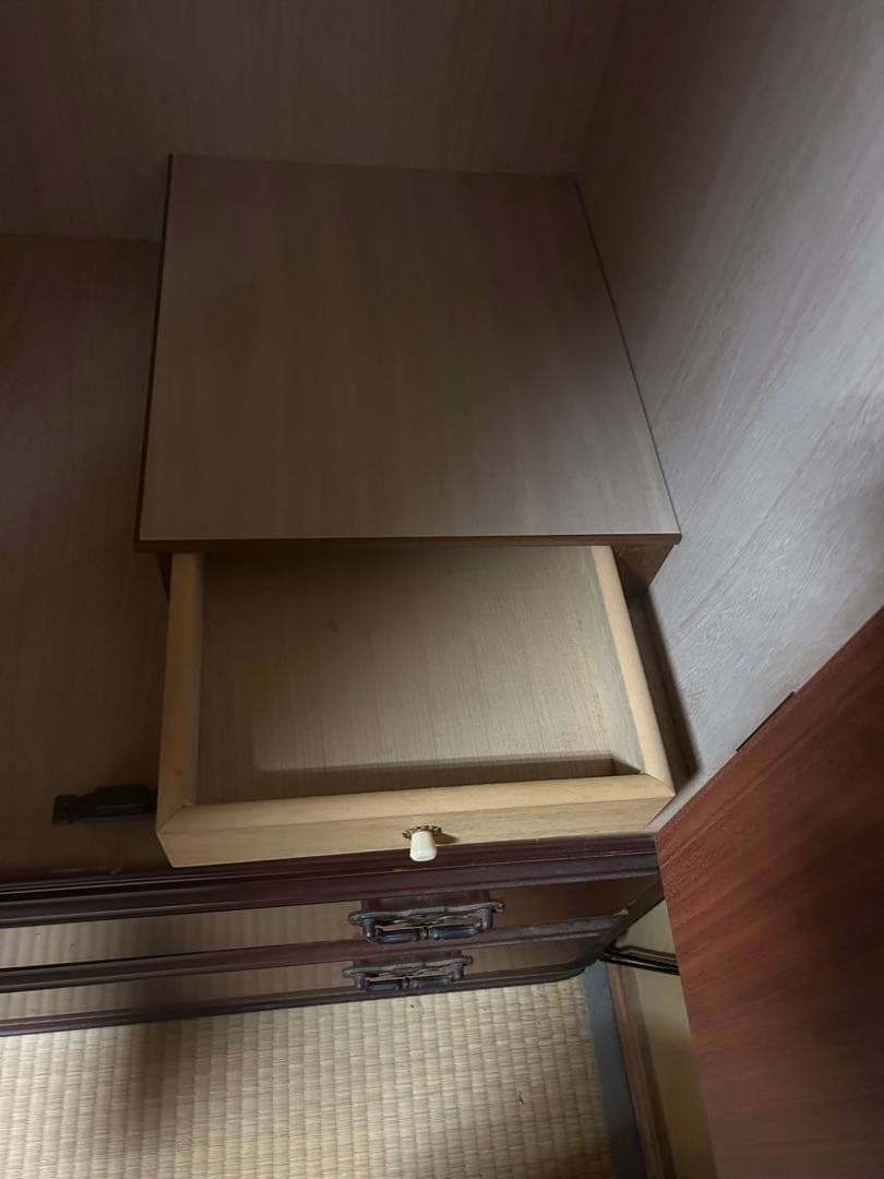 婚礼タンス 木製衣装ケース ダークブラウン