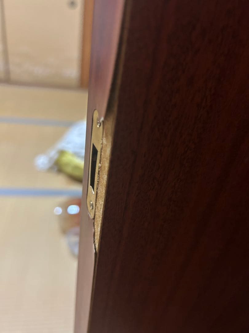 婚礼タンス 木製衣装ケース ダークブラウン