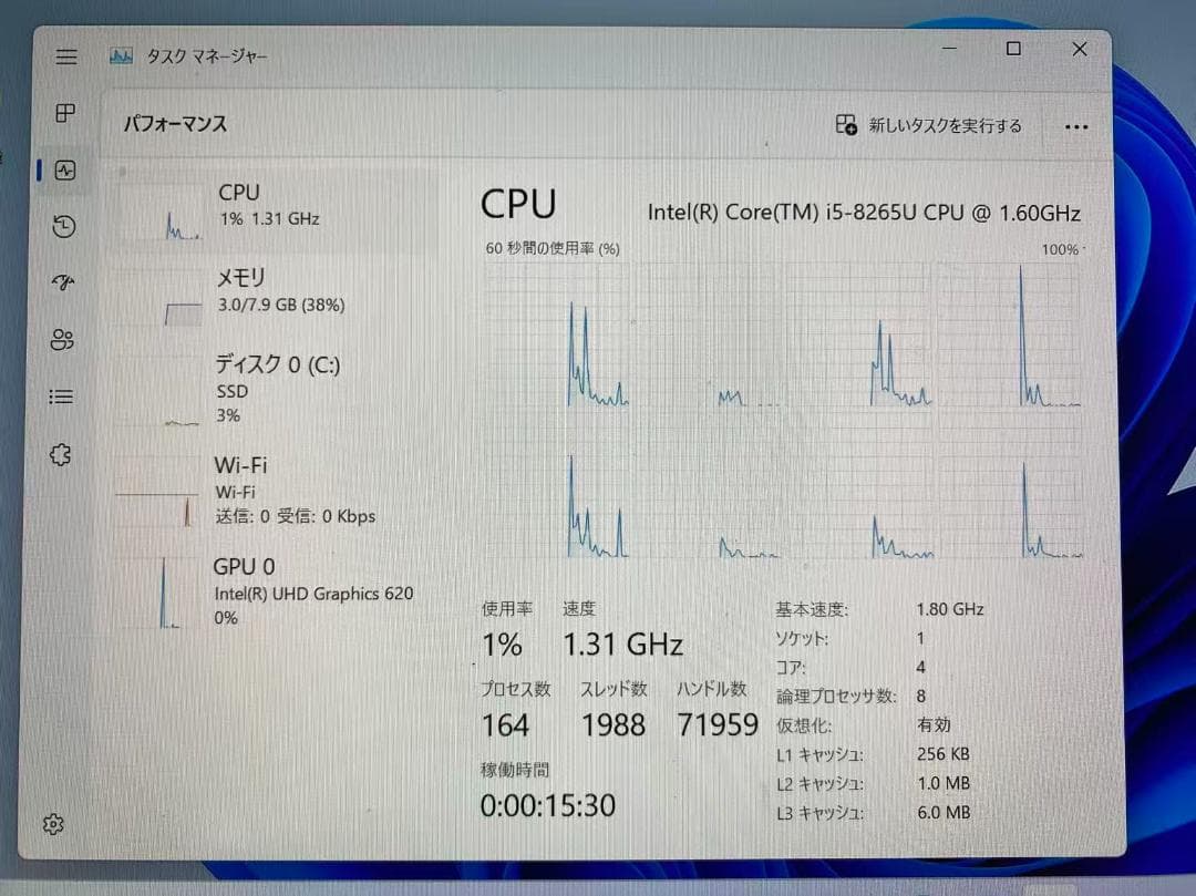 Z21薄型軽量NEC 13.3型FHD 第8世代i5/8GB/SSD 256GB