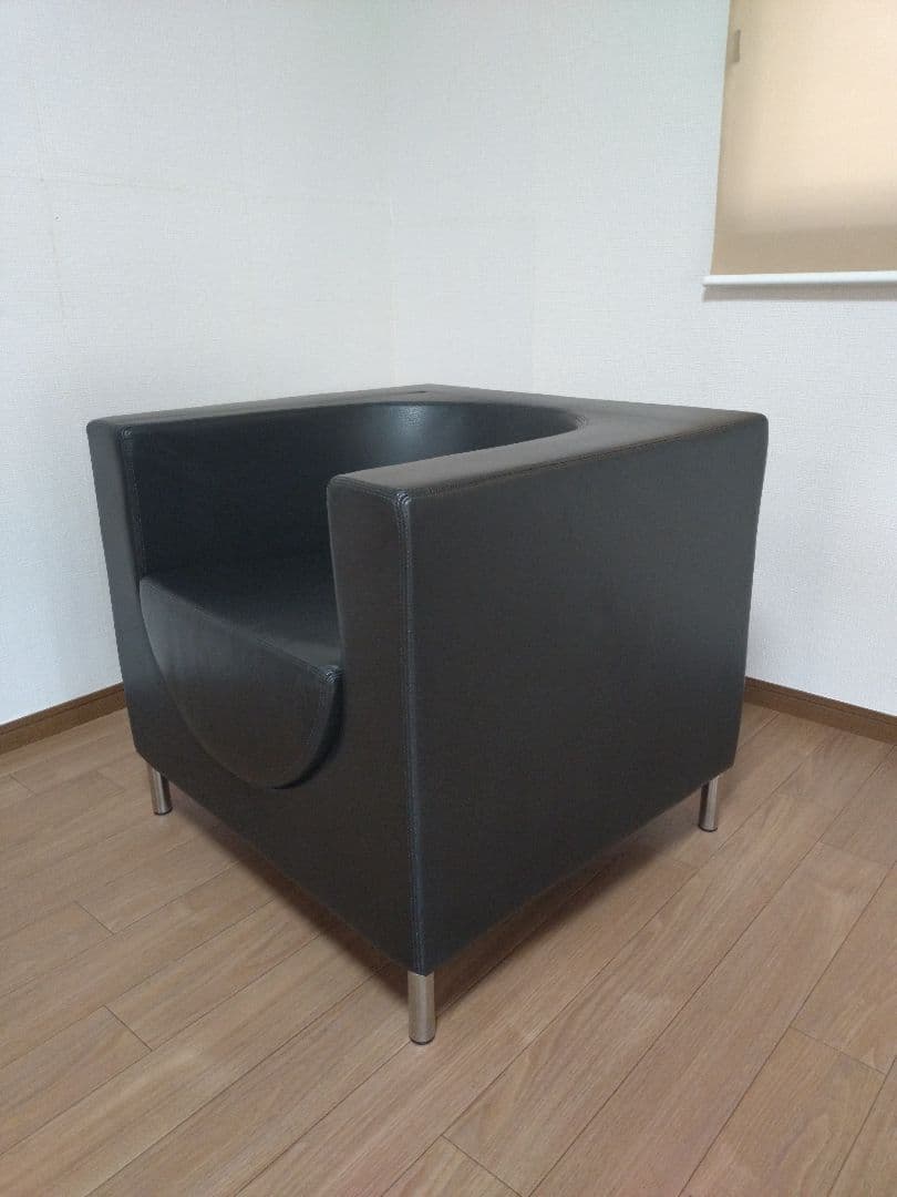 SWEDESE/ラウンジ 1pソファ 総革 デザイナーズ　未使用品　A