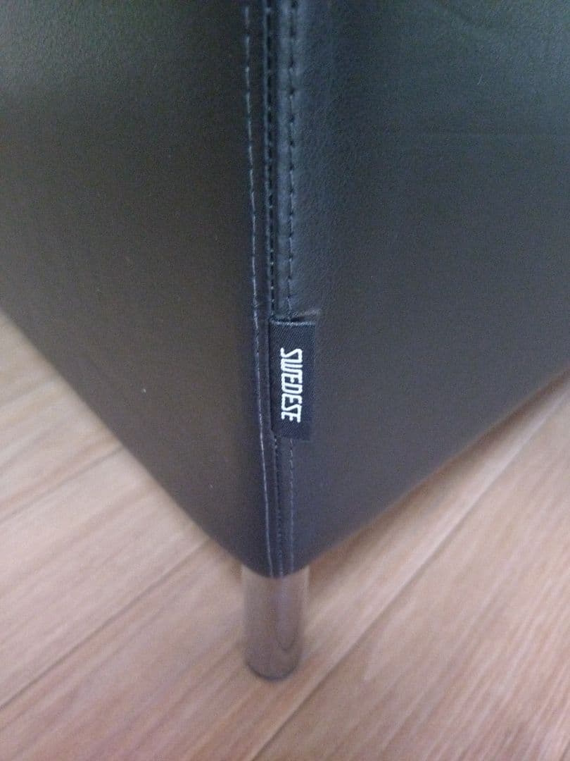 SWEDESE/ラウンジ 1pソファ 総革 デザイナーズ　未使用品　A