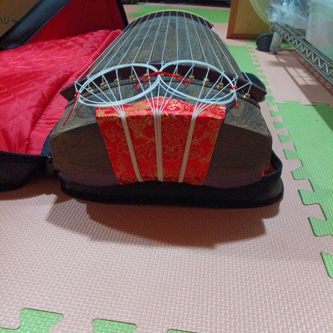 ミニ琴 13弦 木製 ケース付き