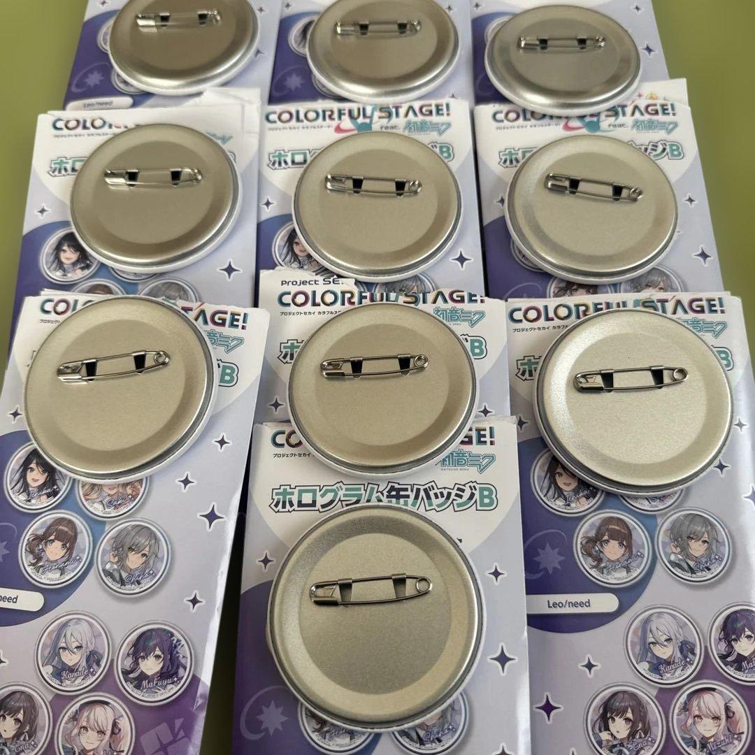 プロジェクトセカイ　プロセカ　ローソン缶バッチ　東雲絵名　25時、　10枚