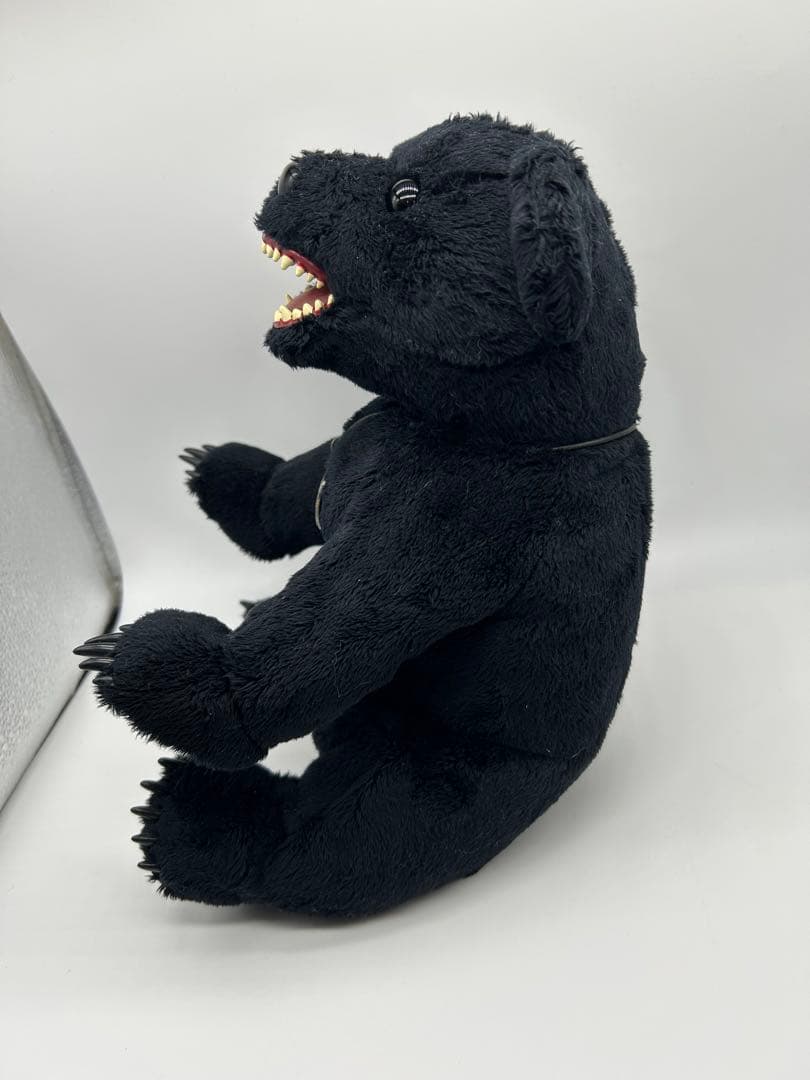 OHTO 牙付き黒クマぬいぐるみ