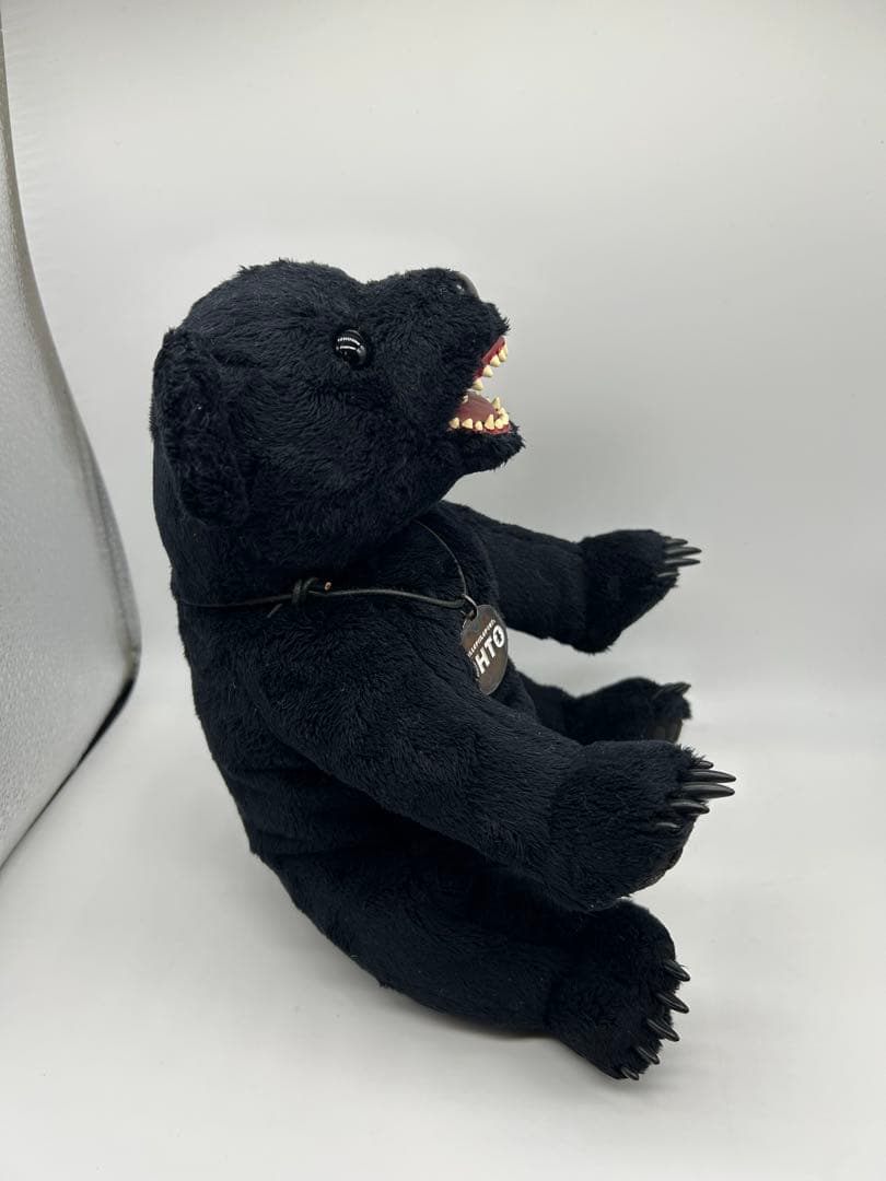OHTO 牙付き黒クマぬいぐるみ