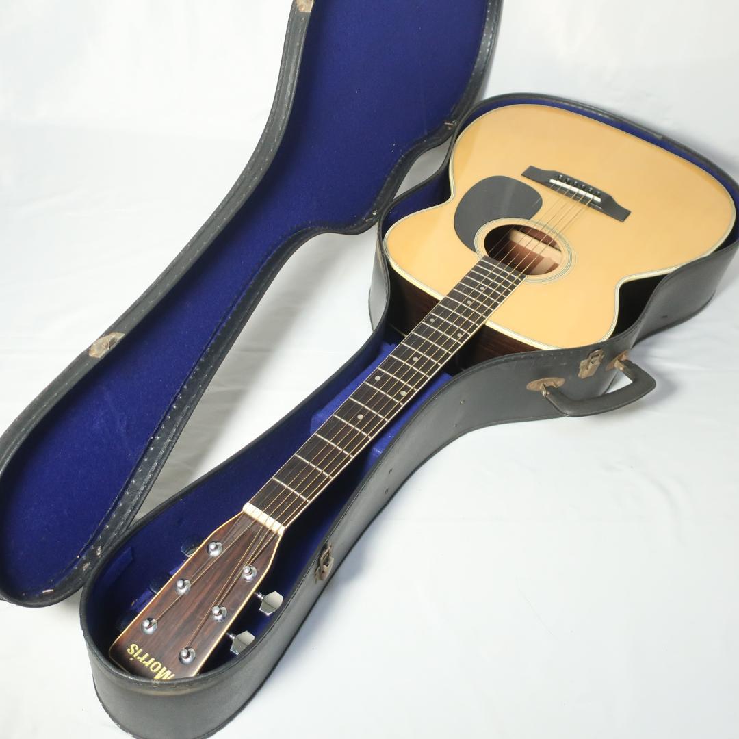 Morris FD-25 ギター ハードケース付 フォークディープボディ