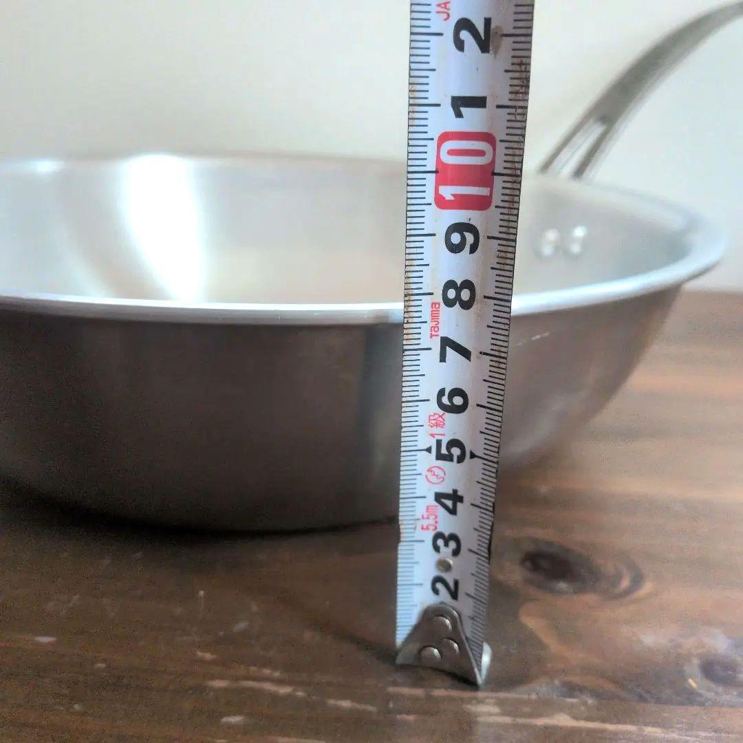 中尾アルミ フライパン 27cm IH対応 深型 ステンレス製