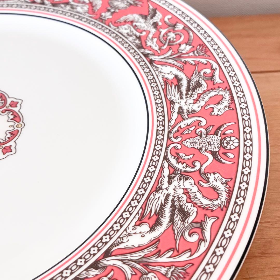 ウェッジウッド フロレンティーン サーモン ピンク プレート 27cm