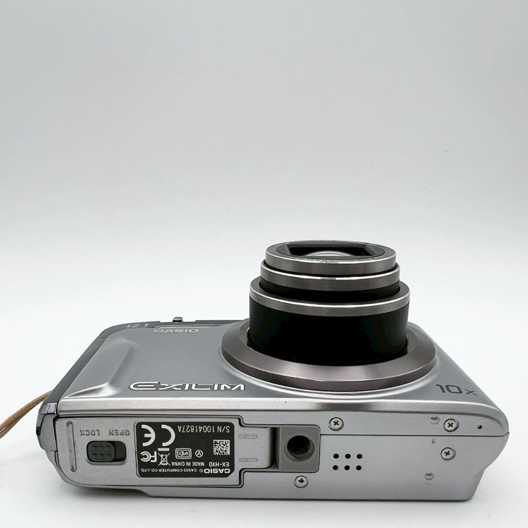 【動作品】CASIO EXILIM EX-H10 コンデジ シルバー 動作確認済