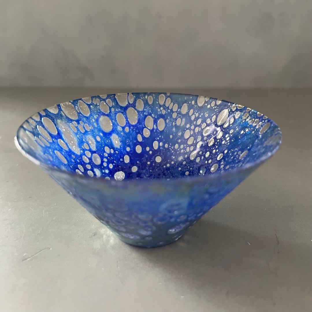 松浦健司さんのガラス椀とぐい呑み