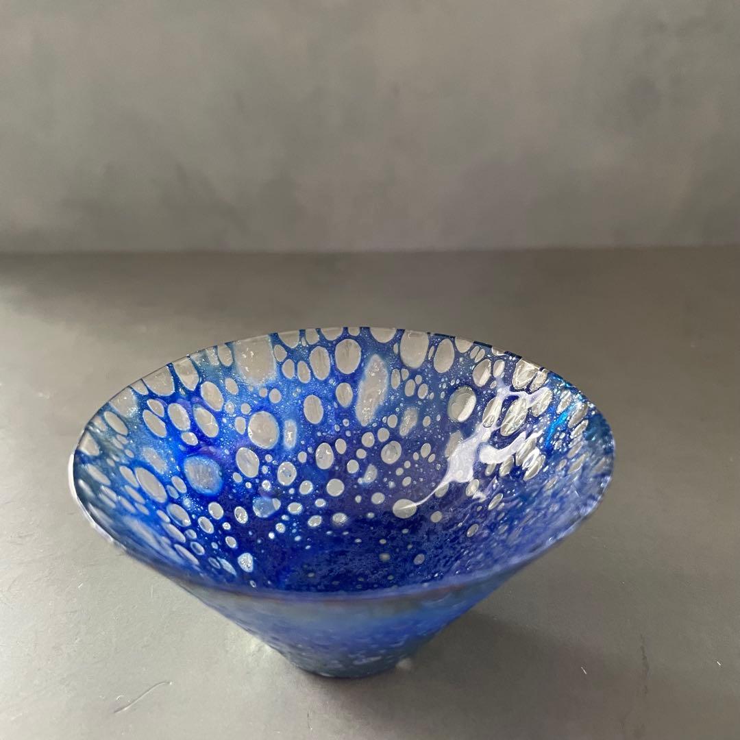 松浦健司さんのガラス椀とぐい呑み