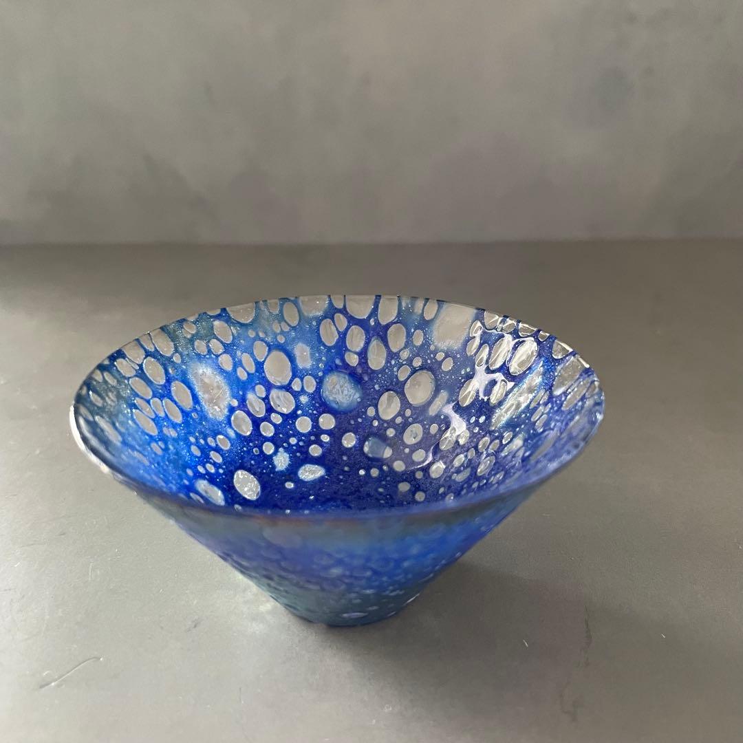 松浦健司さんのガラス椀とぐい呑み